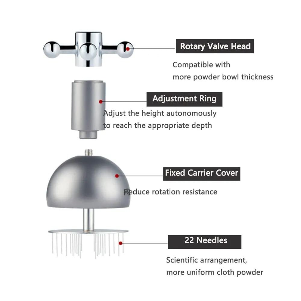 PROTAGONISTA Proffesional coffee tamper with rotating handle for coffee powder stirring