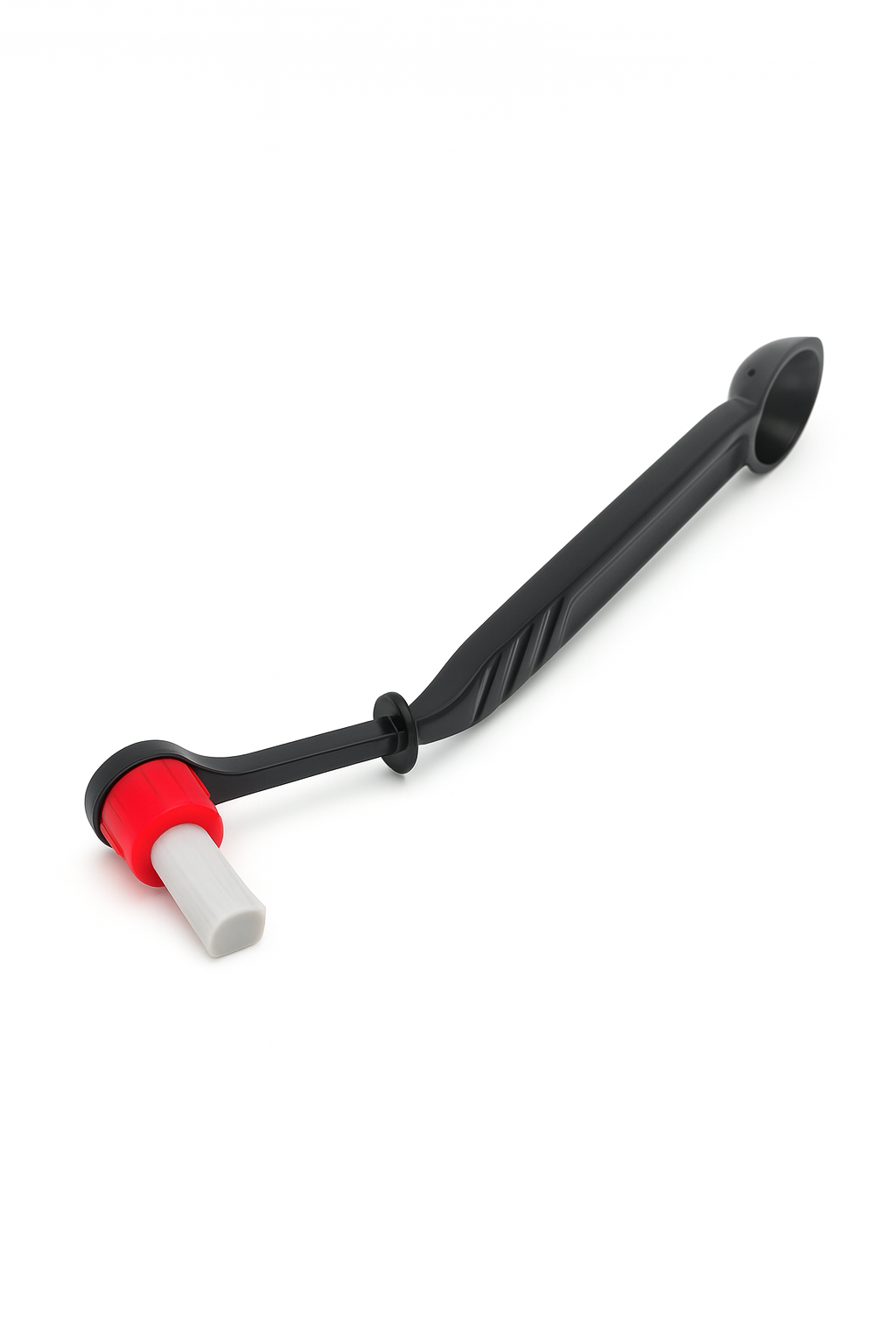 Group cleaning brush with integrated cleaning dozer