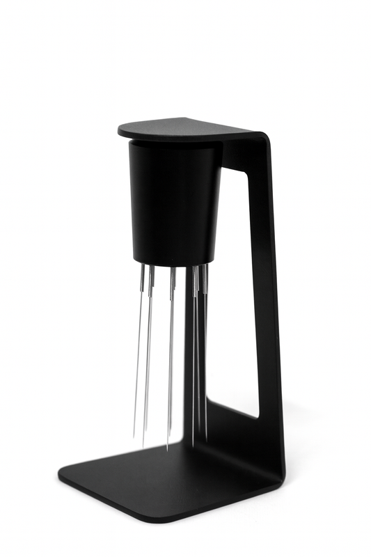 PROTAGONISTA Magnetic leveler stirrer with stand for tamper