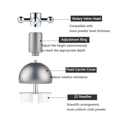 PROTAGONISTA Proffesional coffee tamper with rotating handle for coffee powder stirring